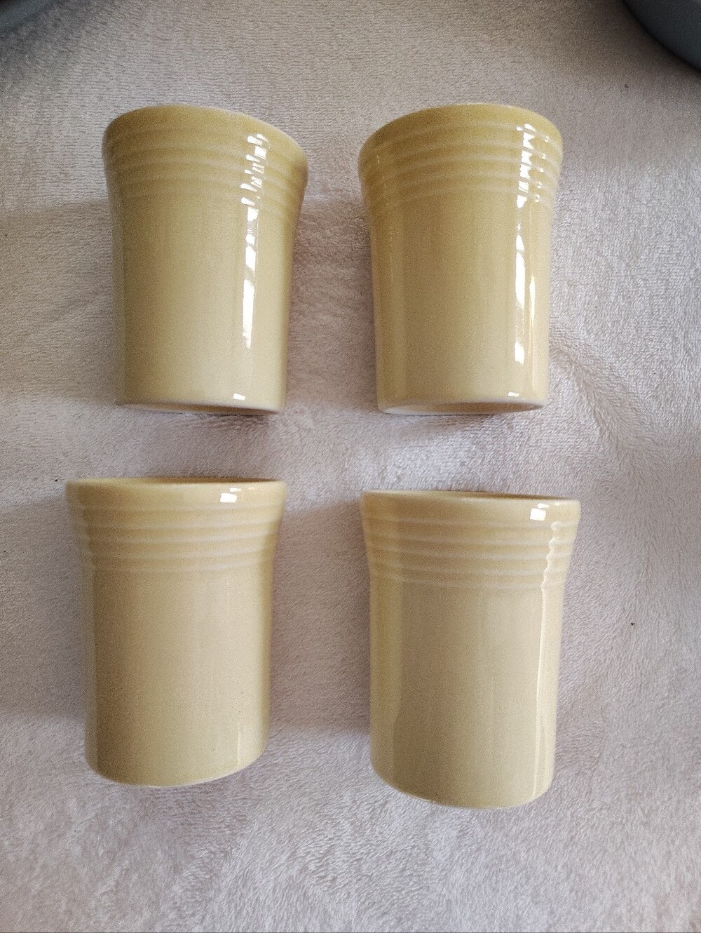 Fiestaware Pastel Yellow Juice Tumbler Set Of 4